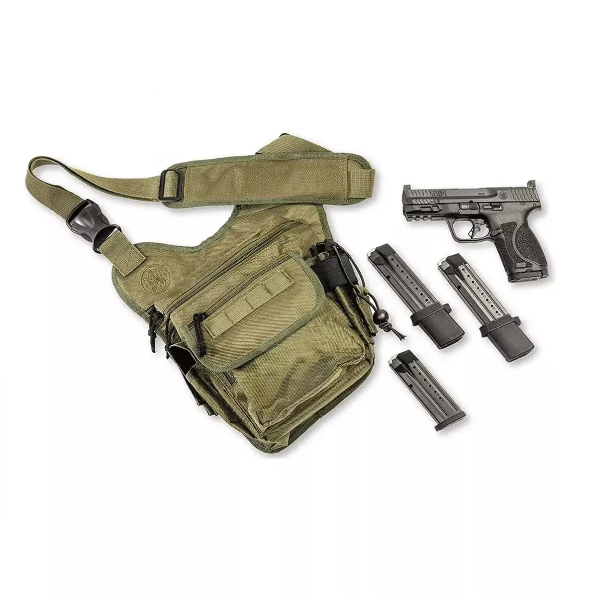 Smith & Wesson 13928 M&P M2.0 Compact Bug Out Bundle 9mm Pistol Combo