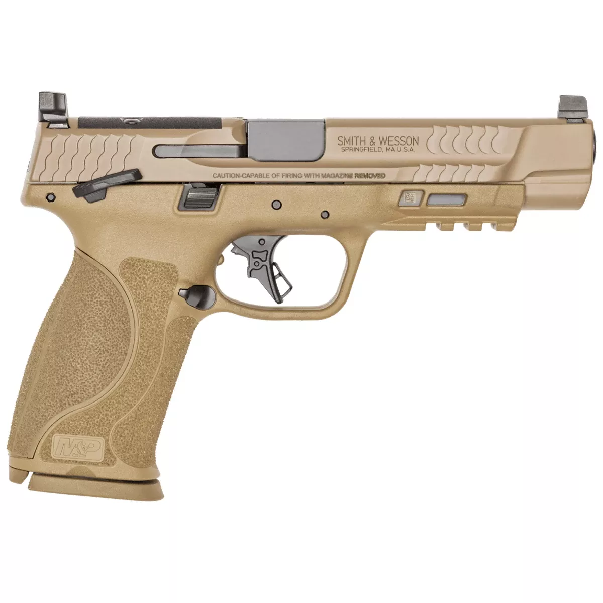 Smith & Wesson M&P M2.0 9mm FDE Semi Automatic Pistol Optic Ready