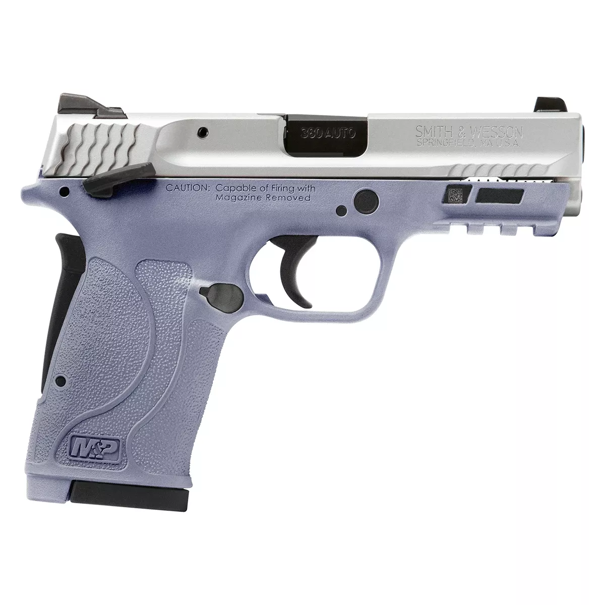 Smith & Wesson M&P380 Shield EZ 380ACP Pistol Orchid/Stainless With Manual Safety