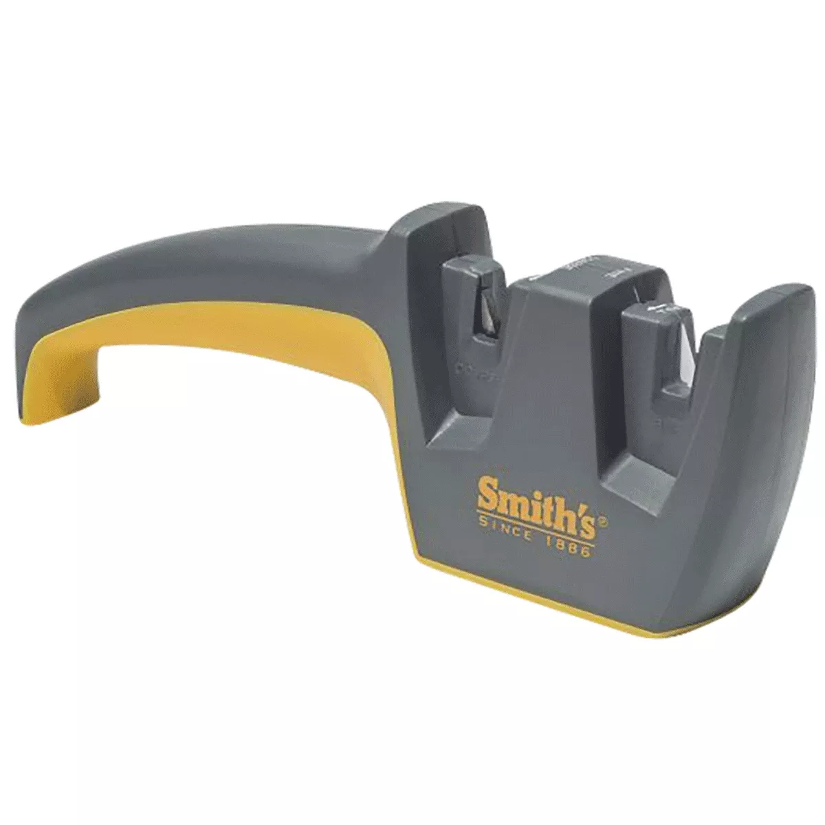 Smiths Products Hand Held Carbide Sharpener Coarse/Fine Gray/Yellow Plastic