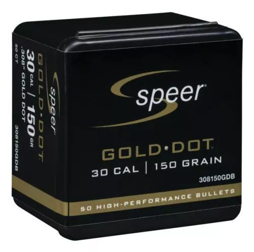 Speer Gold Dot .308 150 Gr. Component Bullet 50/Bx