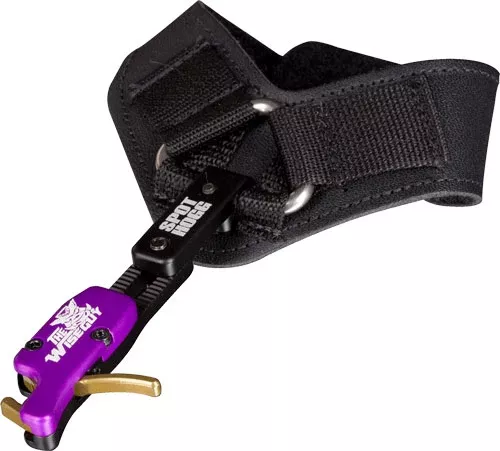Spot Hogg Wise Guy Rigid Buckle Strap Black Archery Release - Open Jaw