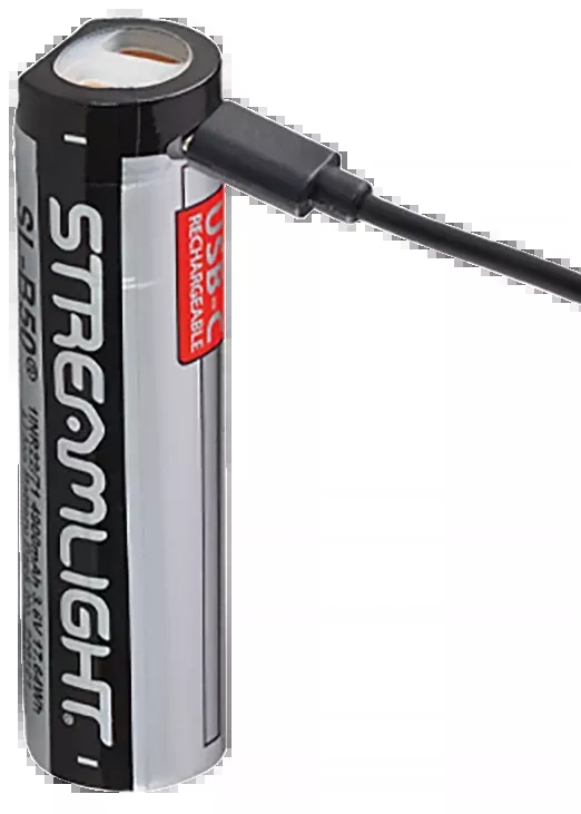 Streamlight SL-B50 3.6V 4900mAh USB-C Rechargeable Li-Ion Battery - 2-Pack