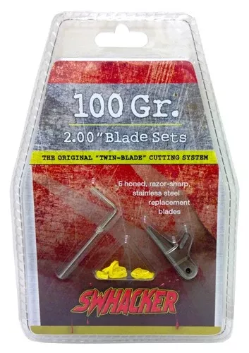 Swhacker SWH00208 Replacement Blades 2-Blade 100gr 2" Cut - 6 Pack