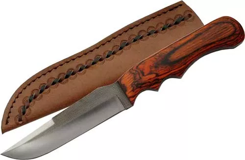 SZCO Sawmill 5.5" Sawmill Hunter Fixed Blade Knife - Made From A File
