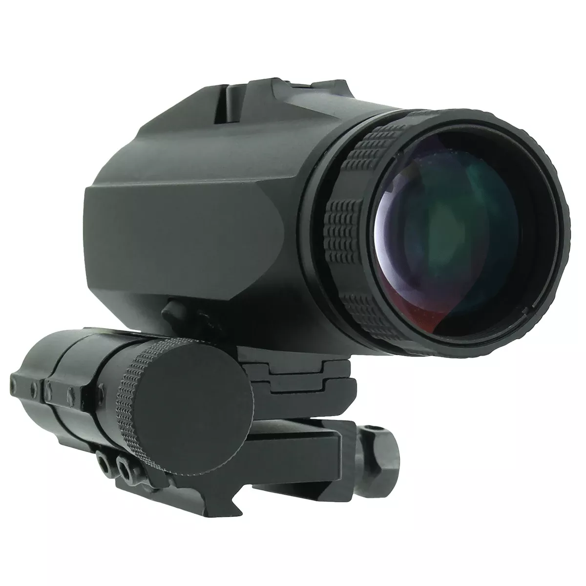 TacFire Flip-To-Side Magnifier, 3x, Black Anodized - RDX3MB
