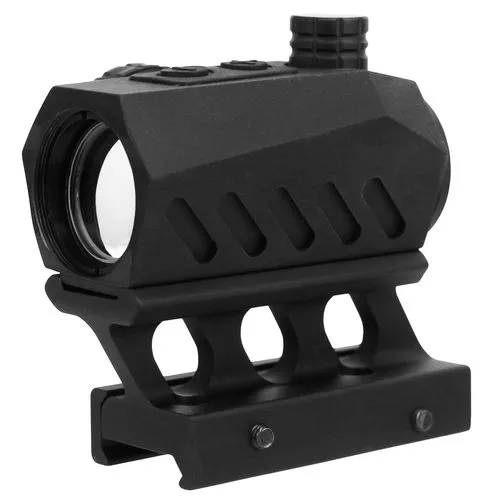 TacFire RD011 Red Dot w/Mount 1x20mm 4 MOA Dual Illuminated Dot Black Anodized