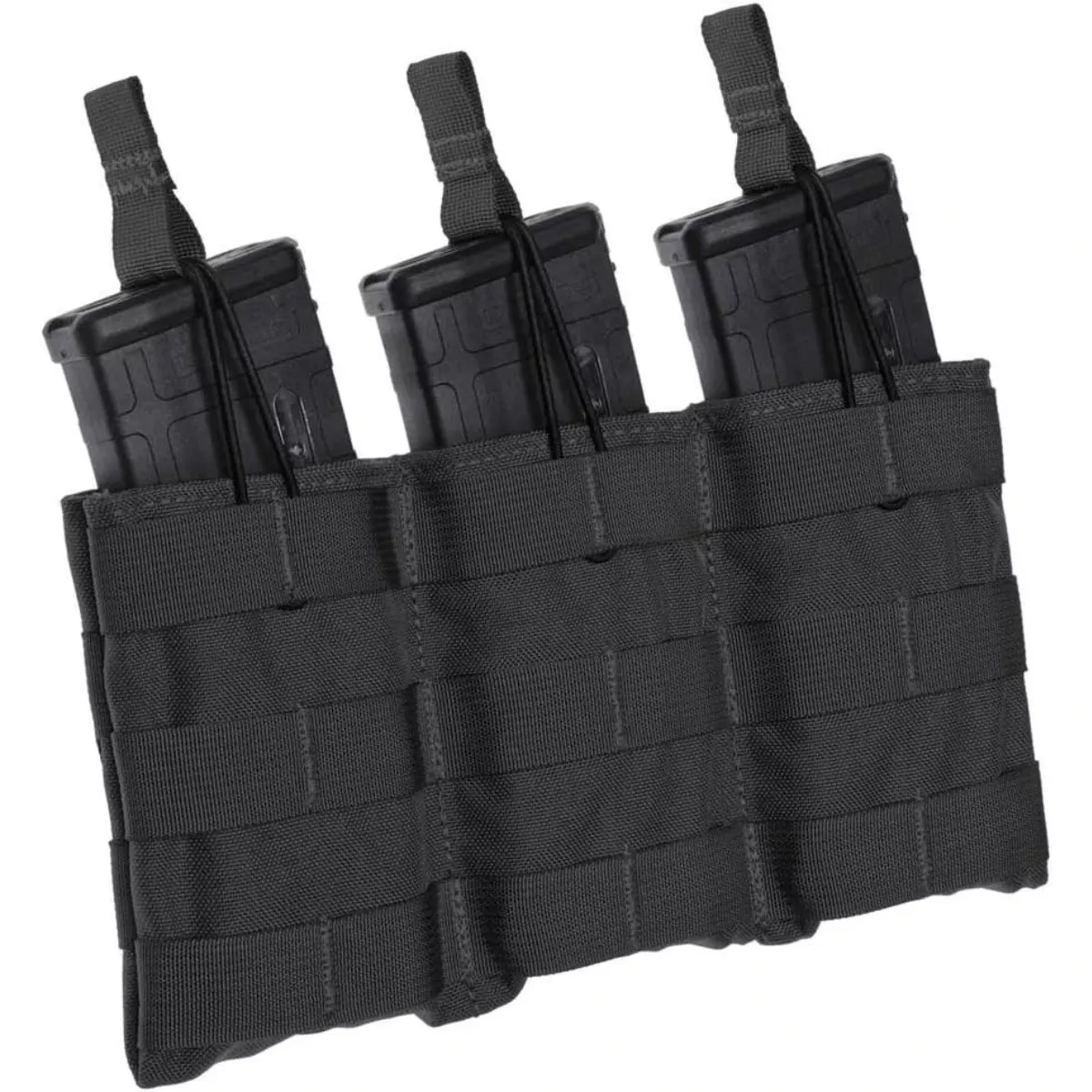 Tacshield Speed Load Triple Rifle Pouch, Black 1000D Nylon - T3508BK