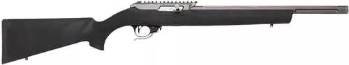 Tactical Solutions X-Ring VR Gen2 22 LR Gun Metal Gray Barrel & Receiver, Hogue OverMolded Black Synthetic Stock