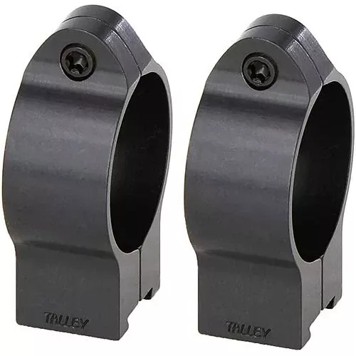 Talley 30CZRH Scope Ring Set11mm Dovetail CZ 455/457/512/513 & 452 Euro High 30mm Black Aluminum