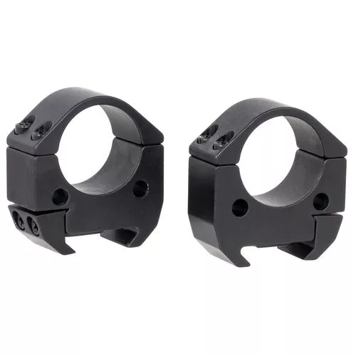 Talley TMS10M Scope Ring SetPicatinny Rail Medium 1" Black Anodized Aluminum