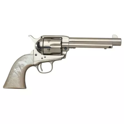 Taylors & Company 555114 1873 Cattleman 45 Colt (LC) 6rd 5.50" Nickel Ivory Synthetic Grip (Taylor Tuned)