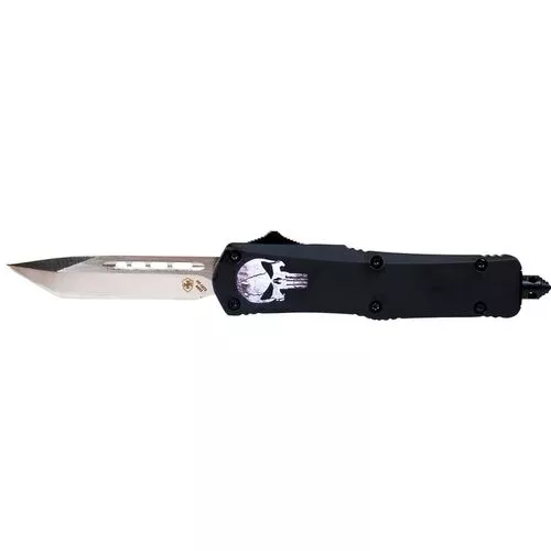 Templar Knife SFL23-2 Fallen Gen II Small 2.25" OTF Tanto Plain Black 440C SS Blade Black Zinc Aluminum Alloy Handle