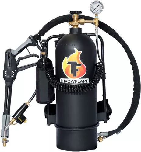Throwflame X 15 Flamethrower 50ft Range 3.3 Gallon - Midnight Black