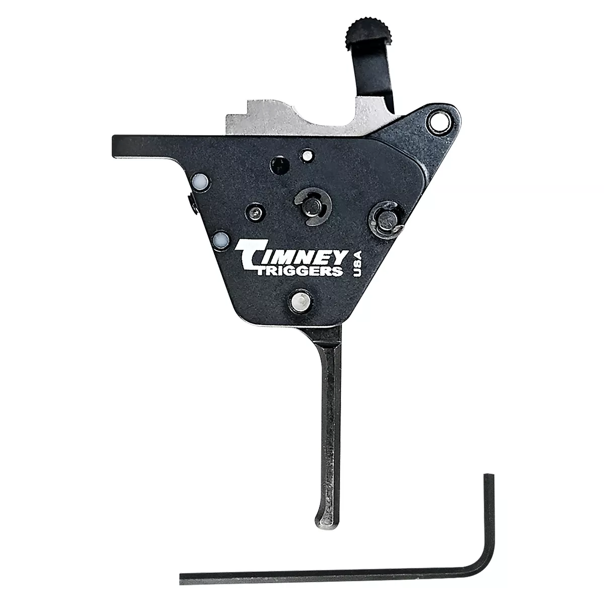 Timney Triggers CZ457-ST Replacement TriggerBlack Oxide Straight Adjustable 10 oz-2 lbs