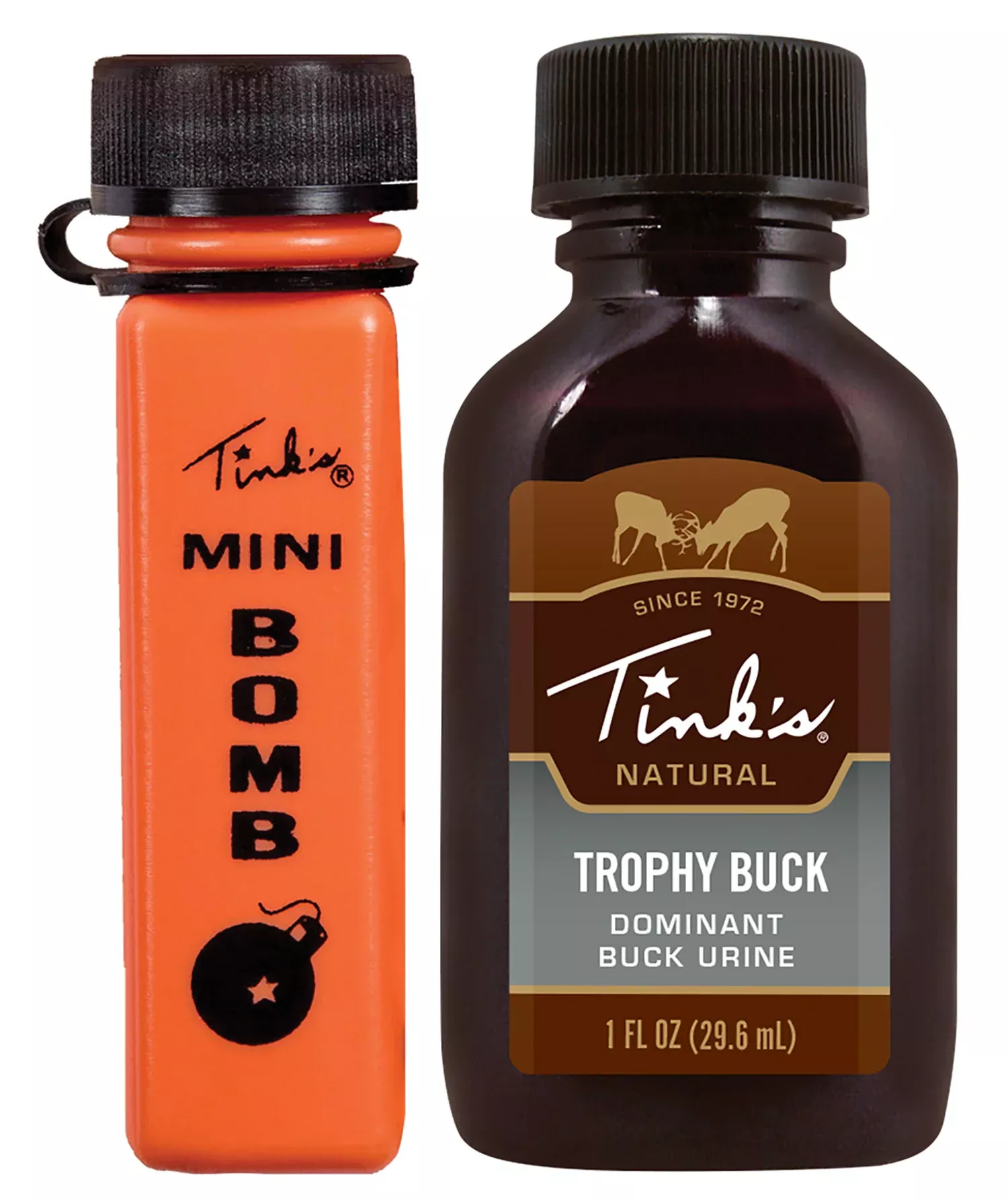 Tinks Trophy Buck Deer Urine Attractant 1 oz with Mini Bomb