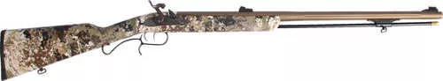 Traditions R3980525 ShedHorn 50 Cal Musket 26" Fluted, Stainless Barrel/Rec, Veil Wideland Synthetic Stock, Williams Fib
