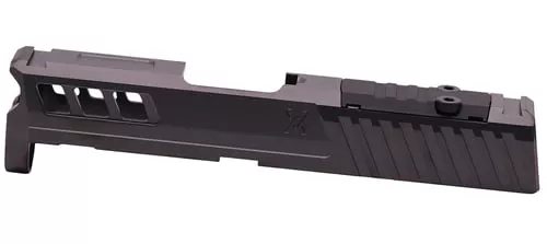 True Precision Inc TPSHCSBCRMS Axiom Optic Cut Slide Fits Springfield Hellcat Black DLC Anodized 416R Stainless Steel