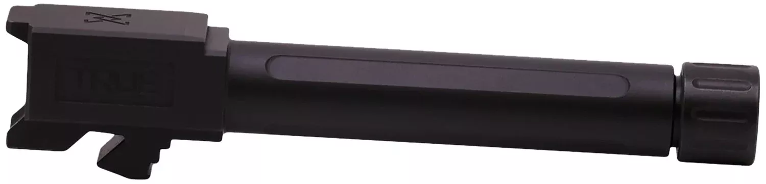 True Precision TPG19BXTBL Glock 19 9mm Luger 4.5" Threaded Drop-In Barrel - Black Nitride