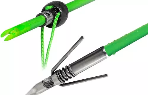 Truglo Bowfishing Speed Shot Arrow w/ Spring Fisher Point & Slide 330gr