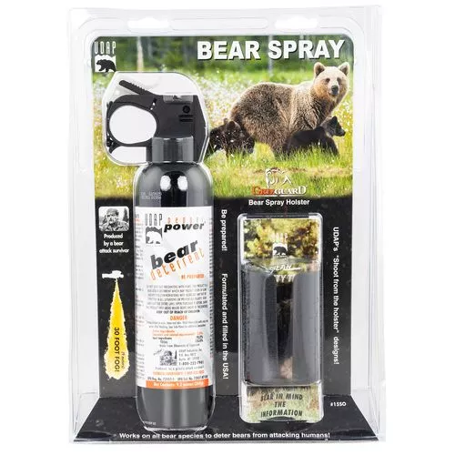 UDAP 15SO Bear SprayOC Pepper 30 ft Range 9.20 oz