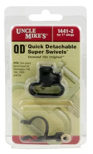 Uncle Mikes 14412 Super SwivelQuick Detach Blued 1" Loop for Remington 7600/ 760 (1969-Present)