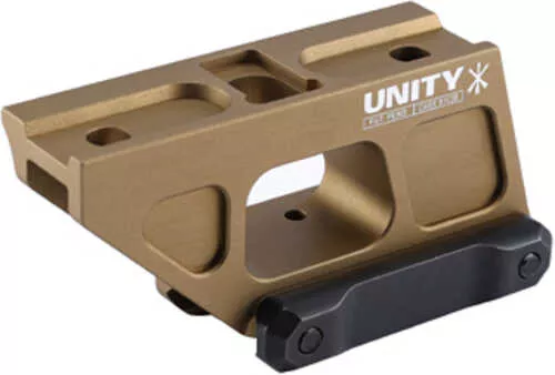 Unity Tactical Fast Micro Red Dot Mount 2.26" Optical Height Compatible With Compm4/compm4s Footprint Anodized Finish Bl