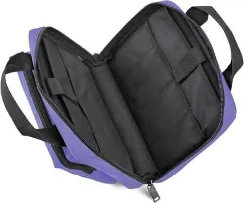 US PeaceKeeper Mini Range Bag 12.75"x8.75"x3" Lavender 600D Polyester - 8 Magazine Holders