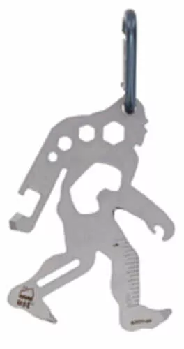 UST - Ultimate Survival Technologies Sasquatch Tool Multi Silver Stainless Steel Includes Carabiner 3.6"x2.5"x0.1"