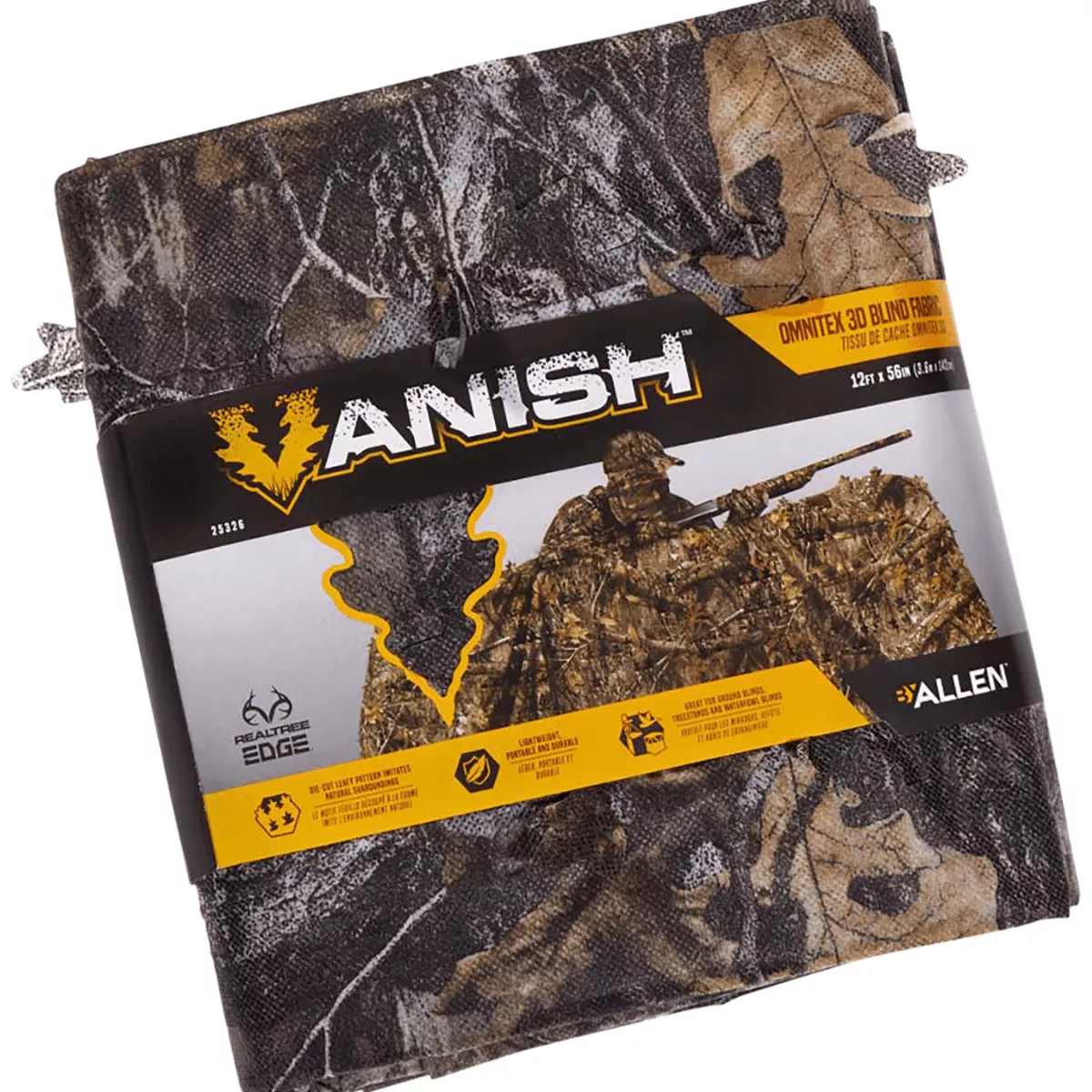 Vanish 25326 Blind Fabric Realtree Edge 12' L x 56" W Omnitex