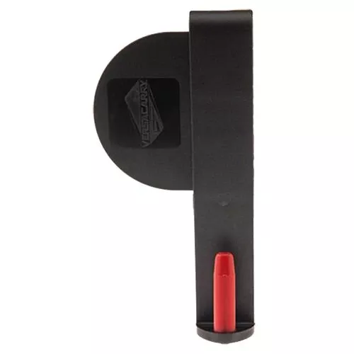 Versacarry 40XS ZerobulkExtra Small Black Plastic Resin Clip w/Red Derlin Barrel Retention Rod IWB 3" 40 S&W Ambidextrous Hand