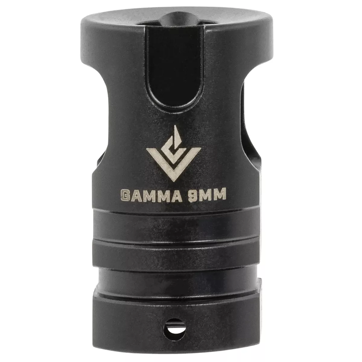 VG6 Precision APVG200027A GAMMA VG6 BlackNitride 17-4 Stainless Steel with 1/2"-28 tpi Threads 1.75" OAL for 9mm Luger