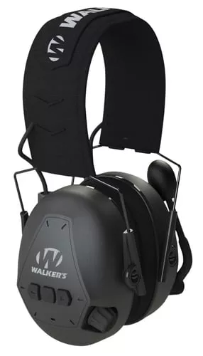 Walkers GWPBTPAS Bluetooth Passive Muff 26 dB Over the Head Black Polymer