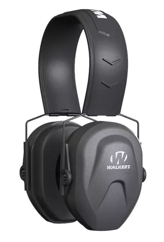 Walkers GWPCRPAS Razor Compact Passive Muff 24 dB Over the Head Black Polymer Fits Youth/Women
