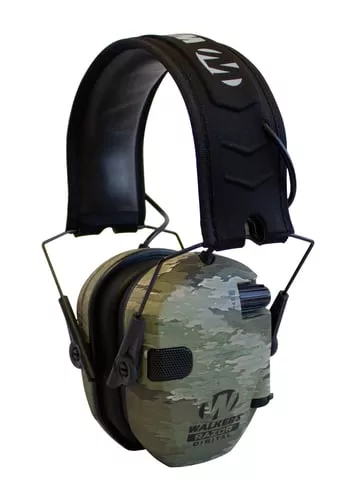 Walkers GWPDRSEMAIX Razor PRO Digital Electronic Muff Polymer 23 dB Over the Head ATACS-IX Camo/Black Adult