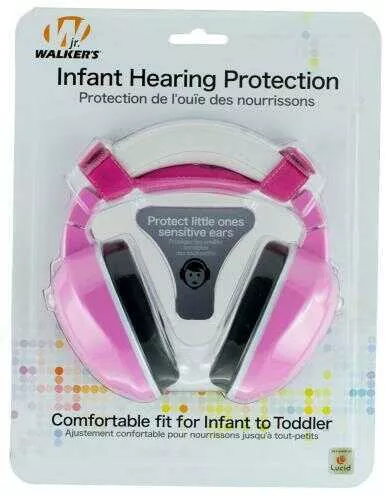 Walkers GWPINFMPK Passive Infant Muff Earmuff 20 dB Pink