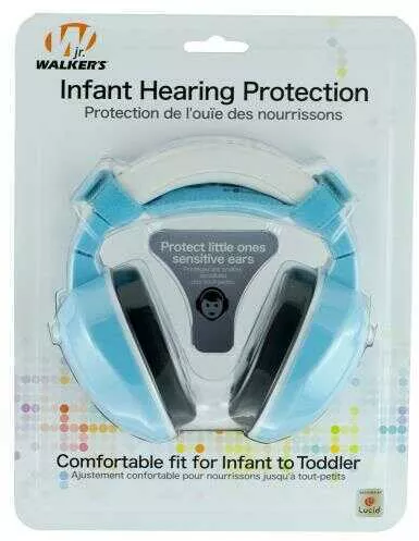 WALKERS Muff Hearing Infant To Toddler GROWBAND 22Db Lt Blue