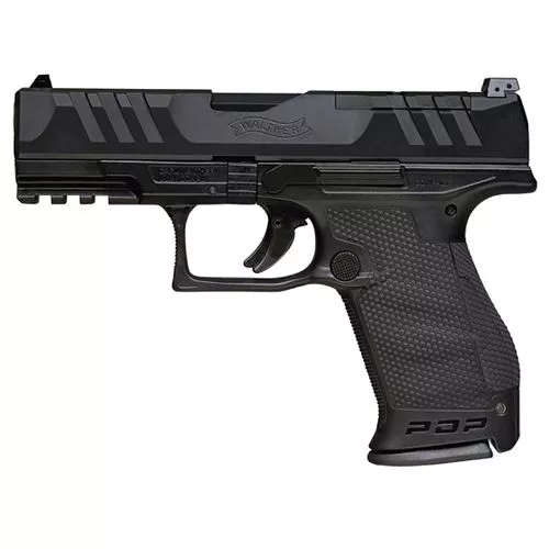 Walther Arms 2854686 PDP Compact Optic Ready 9mm Luger 4" 10+1 Black Black Steel Slide Performance Duty Textured Black Polymer Grip