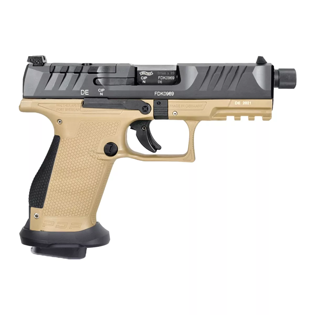 Walther PDP Pro SD Compact FDE Optic Ready 9mm Pistol