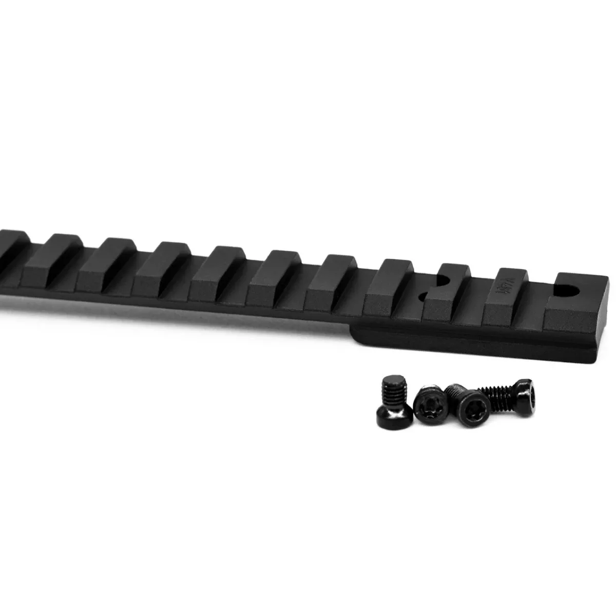 Warne Savage Vapor Short Action Rifle Picatinny Rail in a Black Anodized finish and 0 minutes of angle- 156632