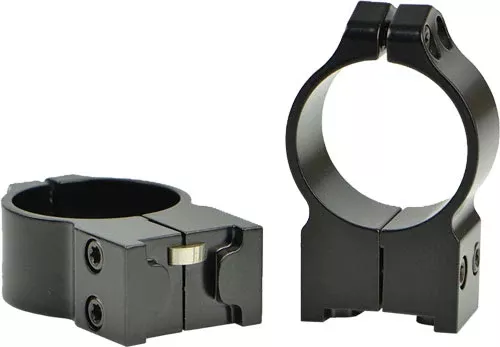 Warne Scope Mounts 15RM Maxima 30mm High Matte Scope Rings - Ruger No.1/Mini-14/Blackhawk