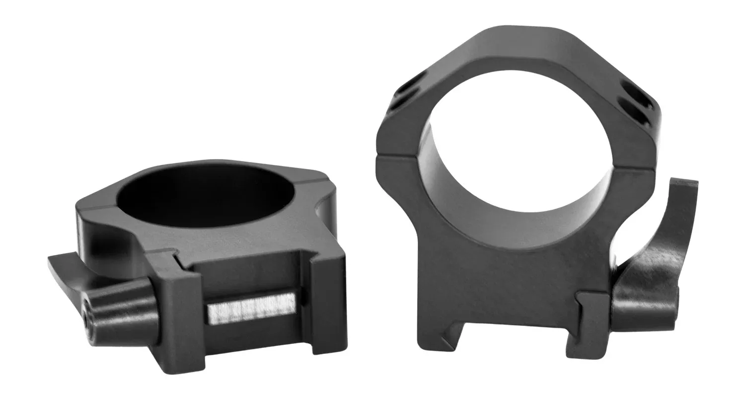 Warne Scope Mounts Maxima Horizontal QD 30mm High Matte Scope Rings