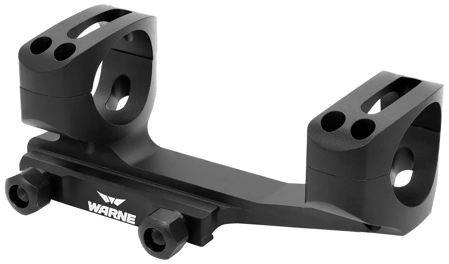 Warne Scope Mounts X-SKEL Gen 2 30mm Extended Skeletonized MSR Scope Mount - Black