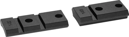 Warne Vapor Aluminum Base SetMatte Black Savage 10/110 and American Centerfire