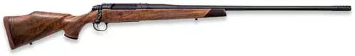 Weatherby 307 Adventure SD Full Size 25 Creedmoor 4+1 22" Graphite Black Cerakote Fluted Threaded Barrel, Graphite Black Cerakote Stainless Steel Drilled & Tapped Receiver, Walnut Fixed Stock
