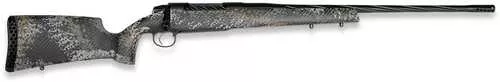 Weatherby 307 Alpine ST 25 Creedmoor 4+1 22" Graphite Black Cerakote Spiral Fluted Threaded Barrel, Steel Drilled & Tapped Receiver, Carbon Fiber w/Gray, Light Gray & Gold Sponge Accents Fixed Peak 44 Bastion Carbon Fiber Stock, RH