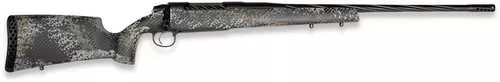 Weatherby 307 Alpine ST 7mm BC 4+1 20" Graphite Black Cerakote Spiral Fluted Threaded Barrel, Steel Drilled & Tapped Receiver, Carbon Fiber w/Gray, Light Gray & Gold Sponge Accents Fixed Peak 44 Bastion Carbon Fiber Stock, RH