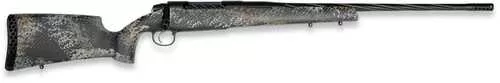 Weatherby 307 Alpine ST Full Size 338 Weatherby RPM 4+1 24" Graphite Black Cerakote Spiral Fluted Threaded Barrel, Steel Drilled & Tapped Receiver, Carbon Fiber w/Gray, Light Gray & Gold Sponge Accents Fixed Peak 44 Bastion Carbon Fiber Stock, RH