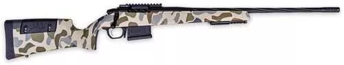 Weatherby 307 Hush 338 Weatherby RPM 5+1 20" Graphite Black Cerakote Threaded Barrel & Steel Receiver w/Picatinny Rail, Hush Tundra Camo Adj Cheek Piece & LOP Synthetic Stock, Ambidextrous