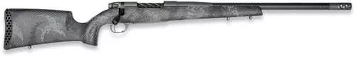 Weatherby Mark V Live Wild 7mm BC 4+1 16" Carbon Fiber Match Grade Threaded Barrel, Carbon Gray Cerakote Steel Drilled & Tapped Receiver, Exposed Carbon w/Black & Gray Sponge Accents Fixed Peak 44 Bastion Carbon Fiber Stock